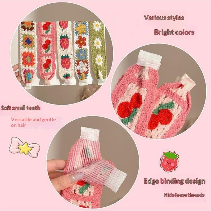 Women Girls Flower Print Headb - Headband Summer Knit 评论和价格