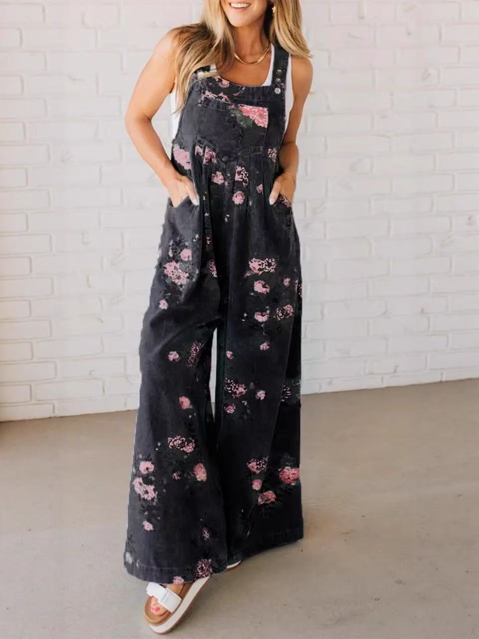 2025 Summer New Style Casual W - Romper Floral Print 评论和价格