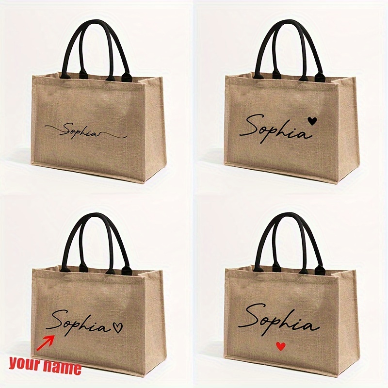 Custom Name Pattern Shopping P - Tote Bag Beach 评论和价格