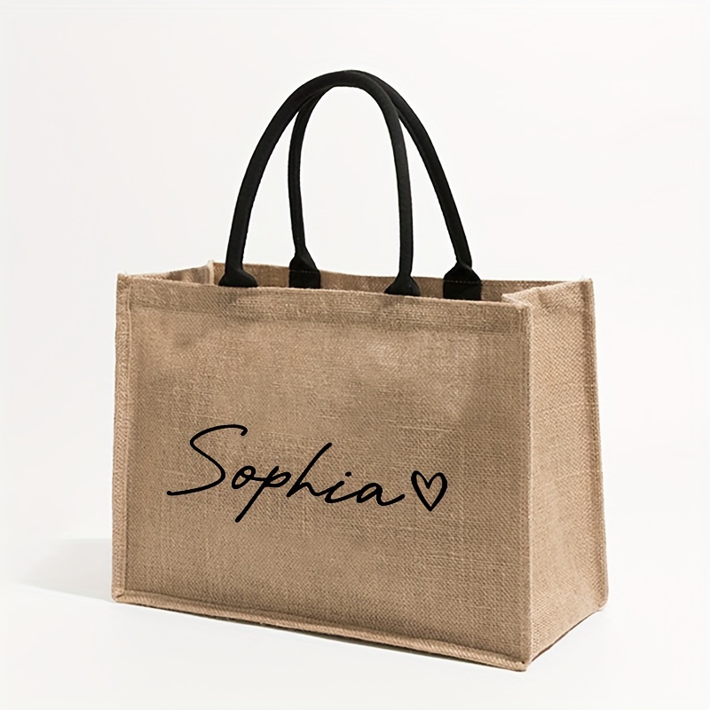 Custom Name Pattern Shopping P - Tote Bag Beach 评论和价格