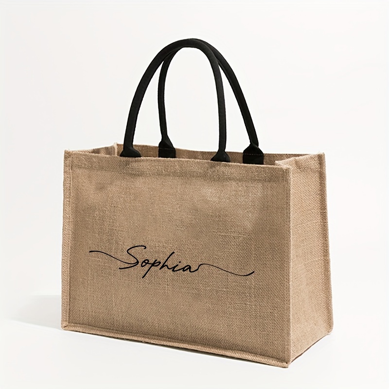 Custom Name Pattern Shopping P - Tote Bag Beach 评论和价格