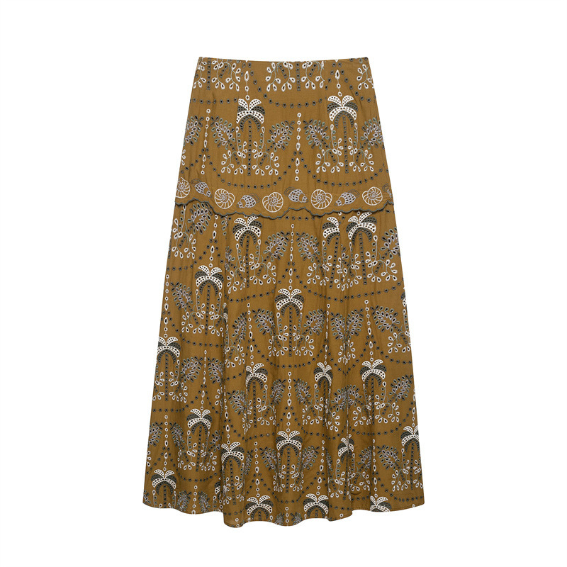 NINE ZAR Women's Fashion Set S - Midi Skirt Floral 评论和价格