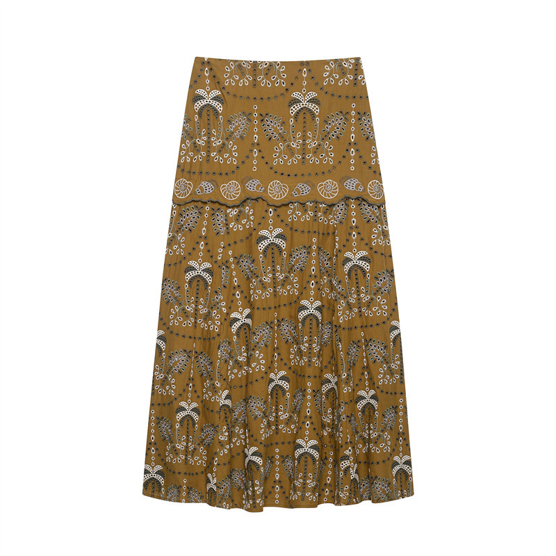 NINE ZAR Women's Fashion Set S - Midi Skirt Floral 评论和价格