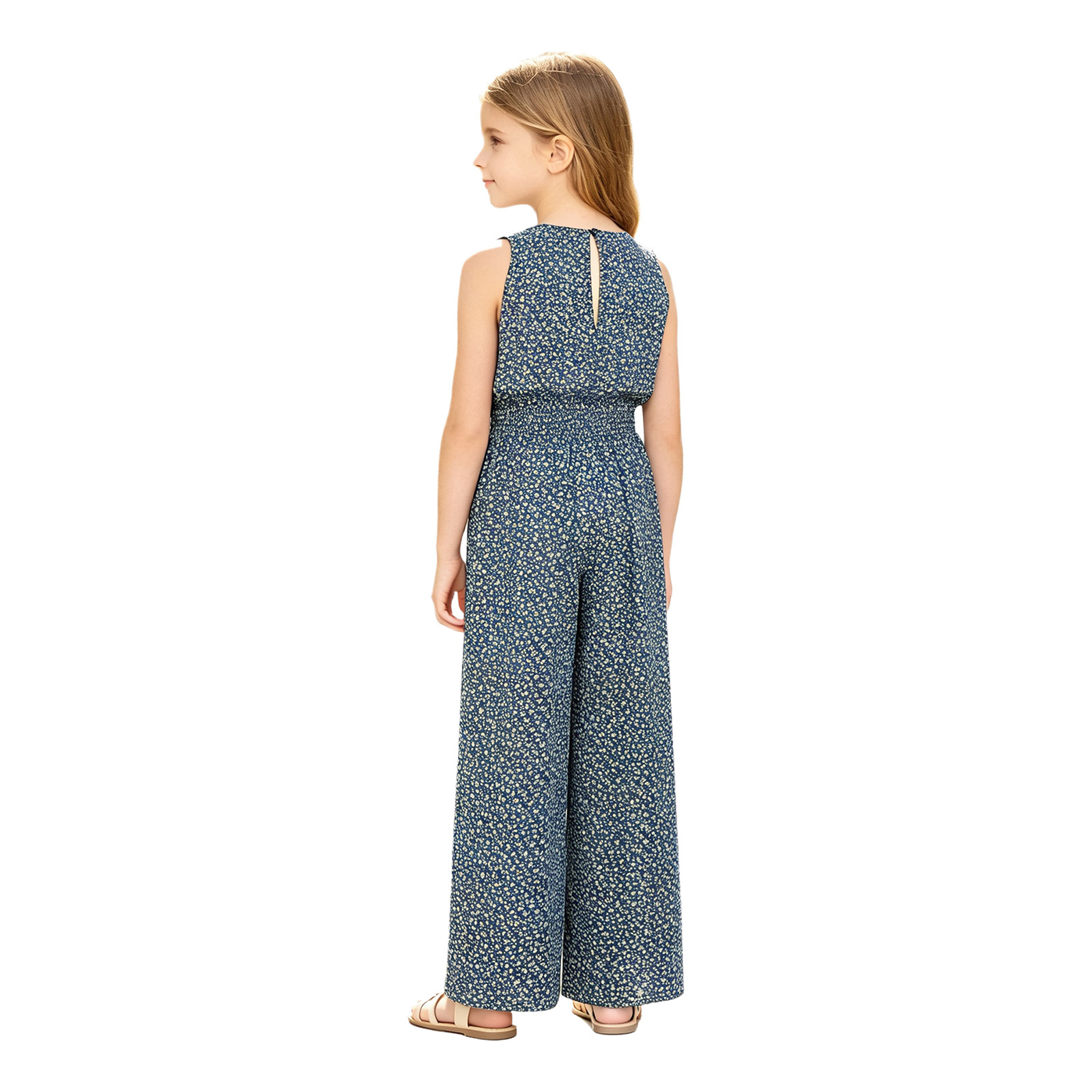 Kids Girls Fashion Floral Jump - Romper Floral Print 评论和价格