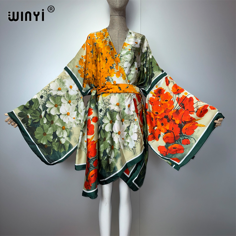 WINYI summer kimonosilk feelin - Cover Up Kaftan 评论和价格
