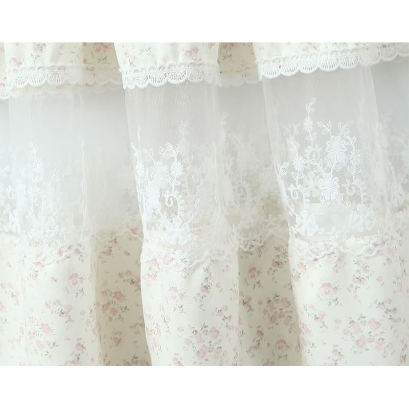 YENKYE Lace Patchwork Floral P - Midi Skirt Floral 评论和价格