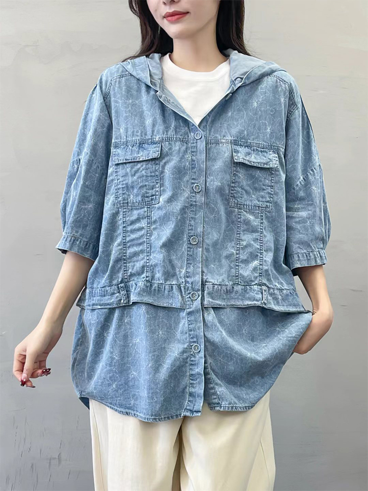 Amax luluE Summer Womens Denim - Romper Floral Print 评论和价格